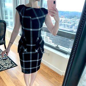 karen millen tartan dress
